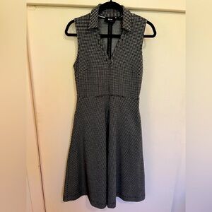 Maeve Gray Sleeveless A-Line Midi Dress